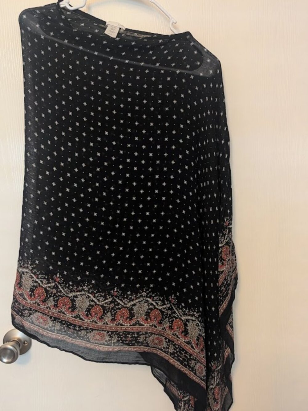 J. Jill‎ asymmetric lightweight poncho